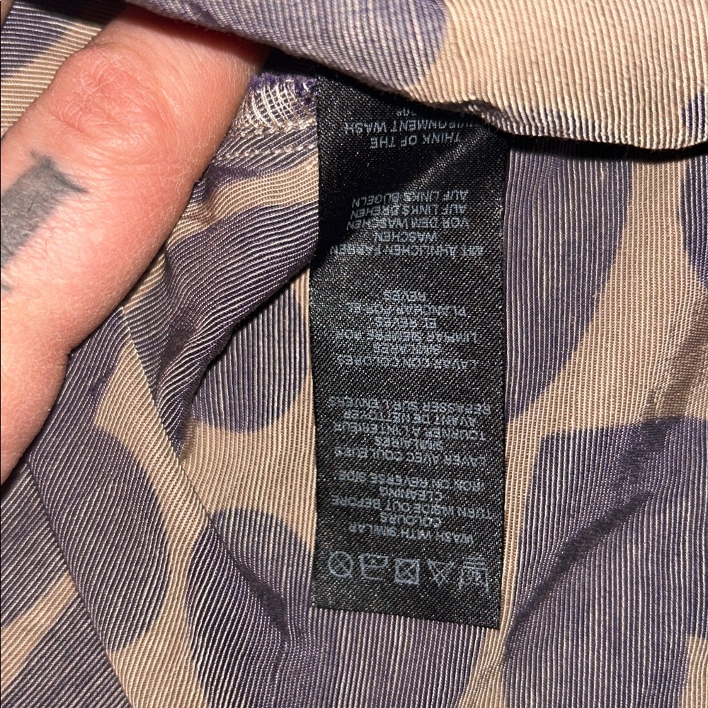 ASOS Purple Heart Dress with Black Collar - Picture 8 of 10